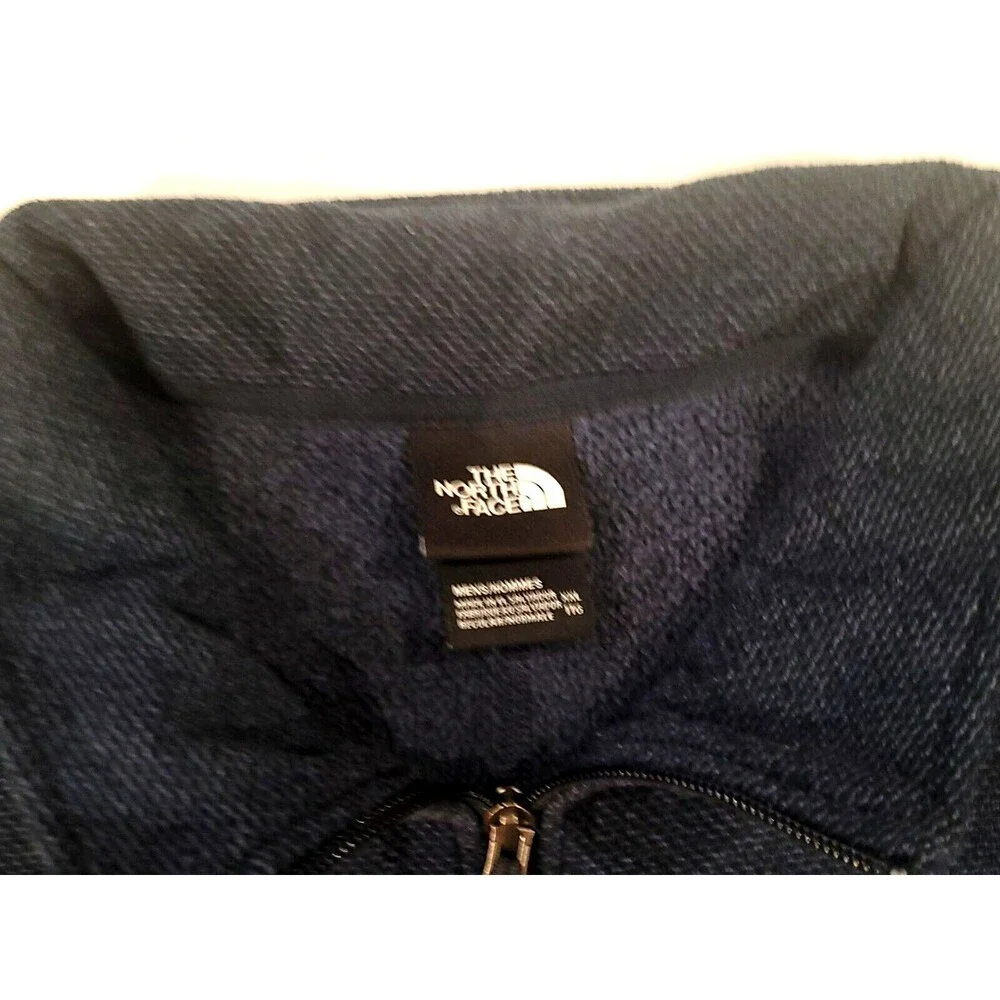 The North Face Men's 1/4 Zip Pullover Sweater Sz 2X Navy‎ Blue
